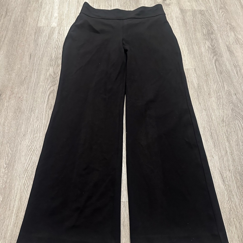 Elegant Black Women's Wide-Leg Pants